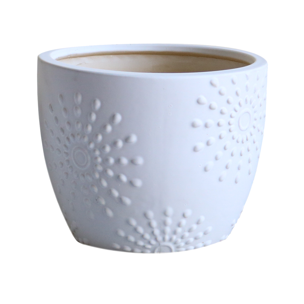 VT.11768 Matt White – White clay – Cup shape