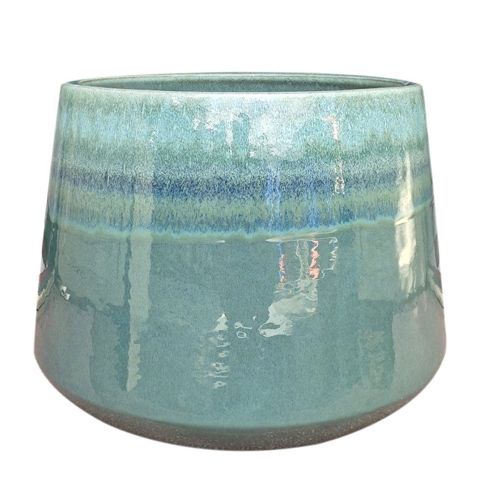 VT.15770 Falling Blue – Đất sét trắng – Dáng khác