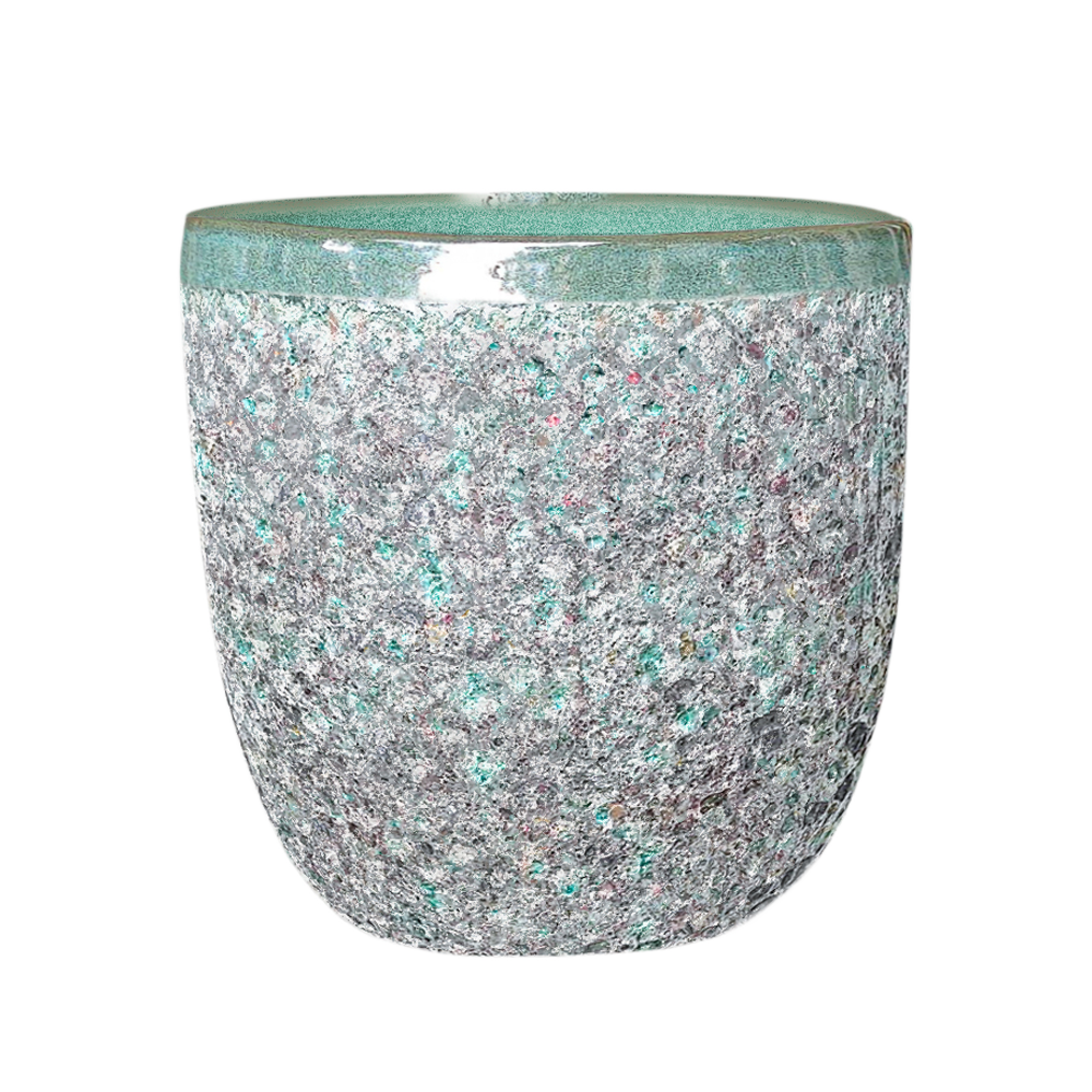 VT.18184B – Lava Green – Đất sét nâu – Dáng trứng
