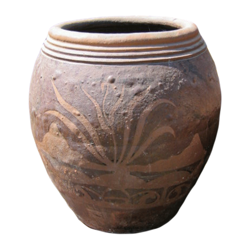 VT.4028 – Black clay – Egg shape