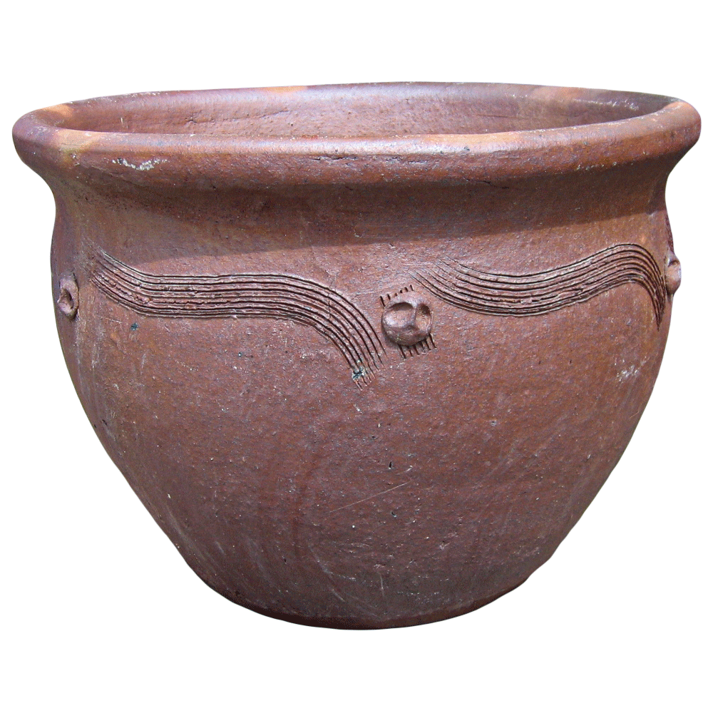 VT.4604  – Đất sét đen – Dáng tròn