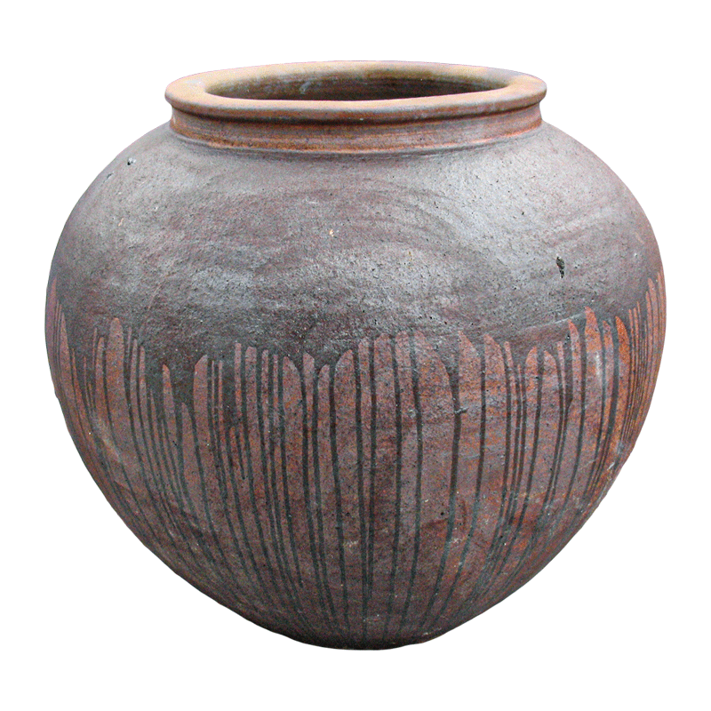 VT.6195 – Đất sét đen – Dáng tròn