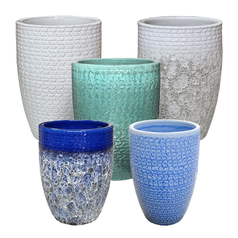 VT.18537 Bộ sưu tập – Đất sét nâu – Dáng cao