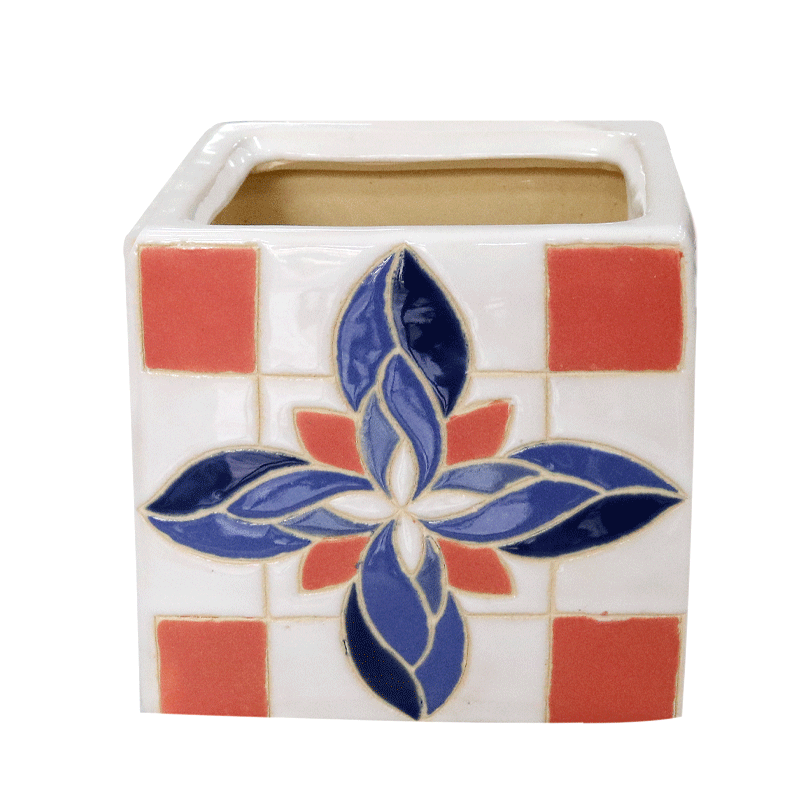 VT.13047 – Brown clay – Square shape